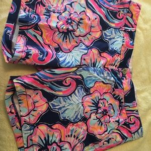 Lilly Pulitzer Jayne shorts size 14 EUC